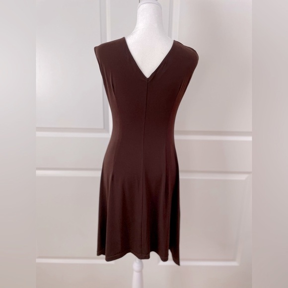 London Times Brown Cocktail Dress - Picture 3 of 4